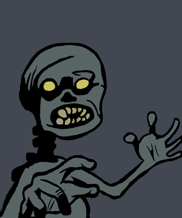 This one looks like ET, if he was killed and reanimated as a nightmarish ghoul